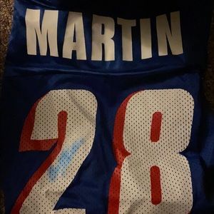 Autographed Curtis Martin Jersey Pats XL